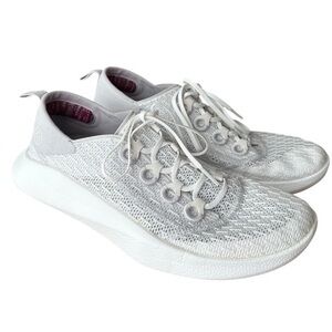 Allbirds Women’s SuperLight Trainers Sneakers - Blizzard White / Grey Size 9